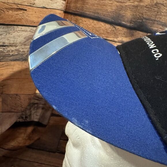 Mercer Transportation Hat Cap Adjustable H & L Strap Blue Black  Silver Logo - Picture 6 of 10